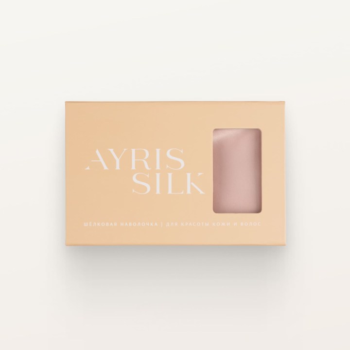 Наволочка 40х60 Ayris Silk из натурального шёлка для подушки детского размера