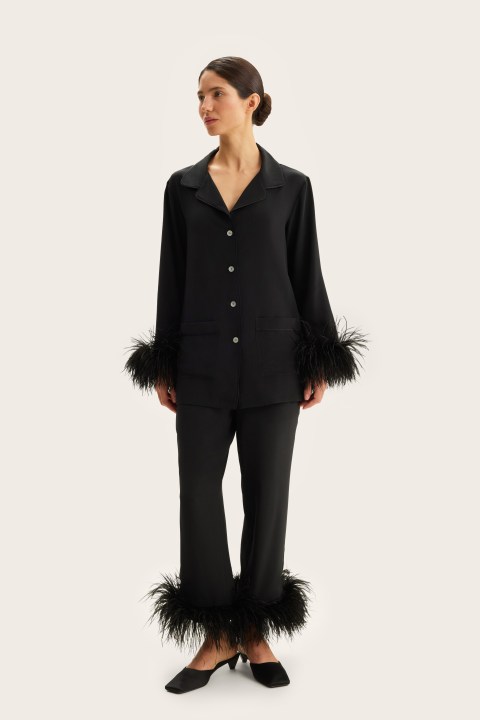 Брюки c перьями Gabrielle