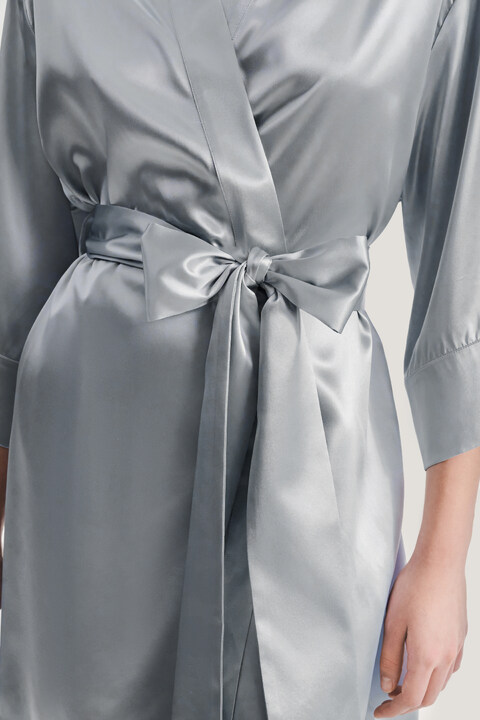 Шелковый халат-кимоно